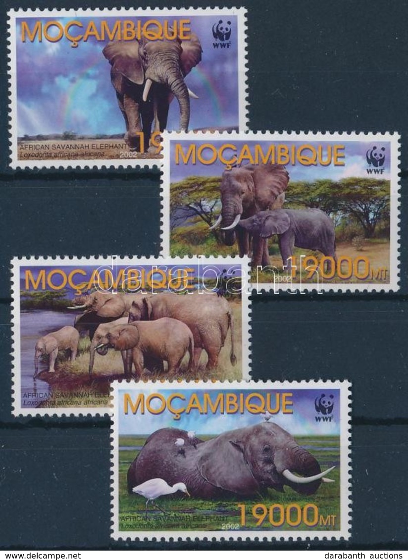 ** 2002 WWF: Afrikai Elefánt Sor Mi 2393-2396 - Other & Unclassified