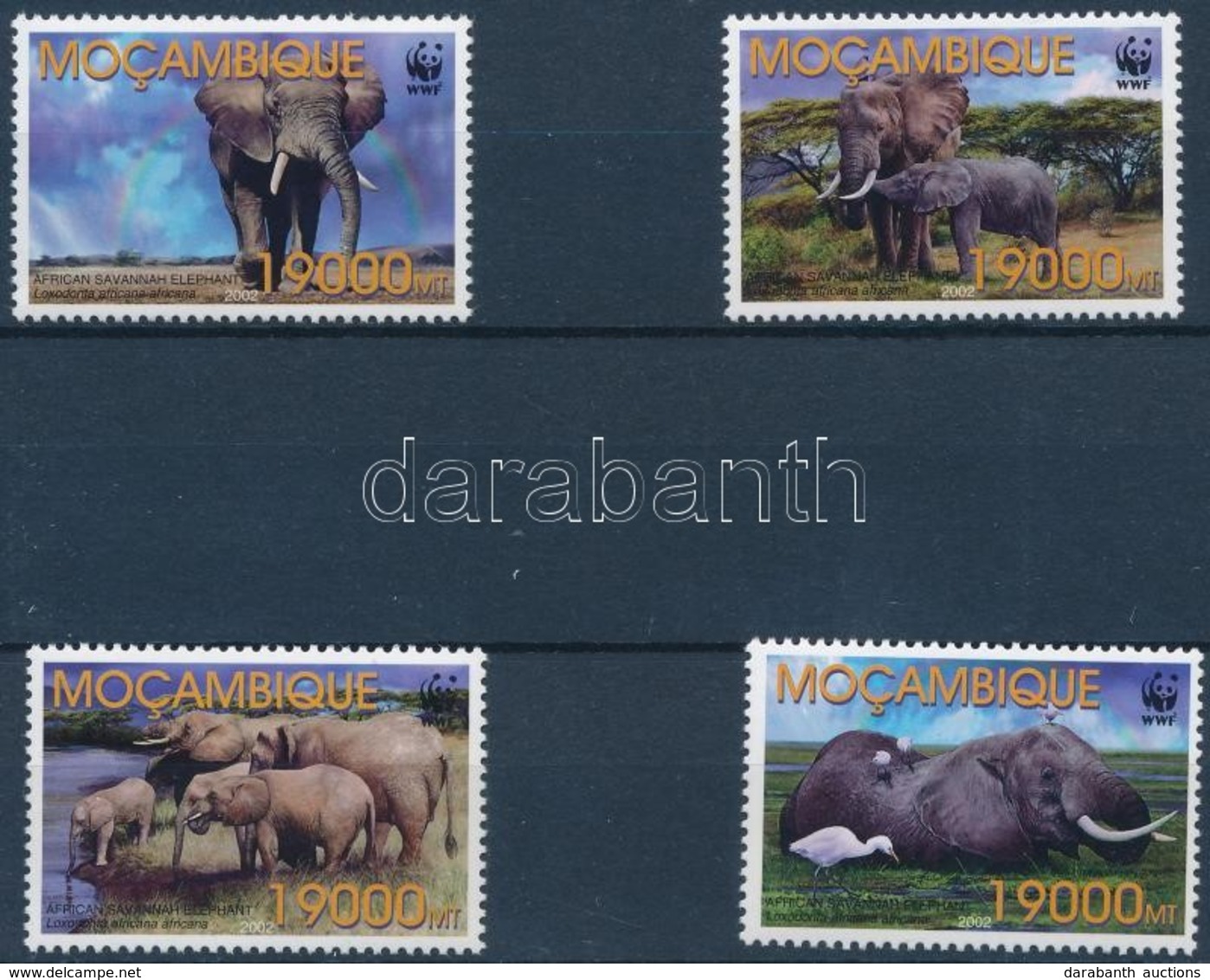 ** 2002 WWF: Afrikai Elefánt Sor Mi 2393-2396 - Other & Unclassified