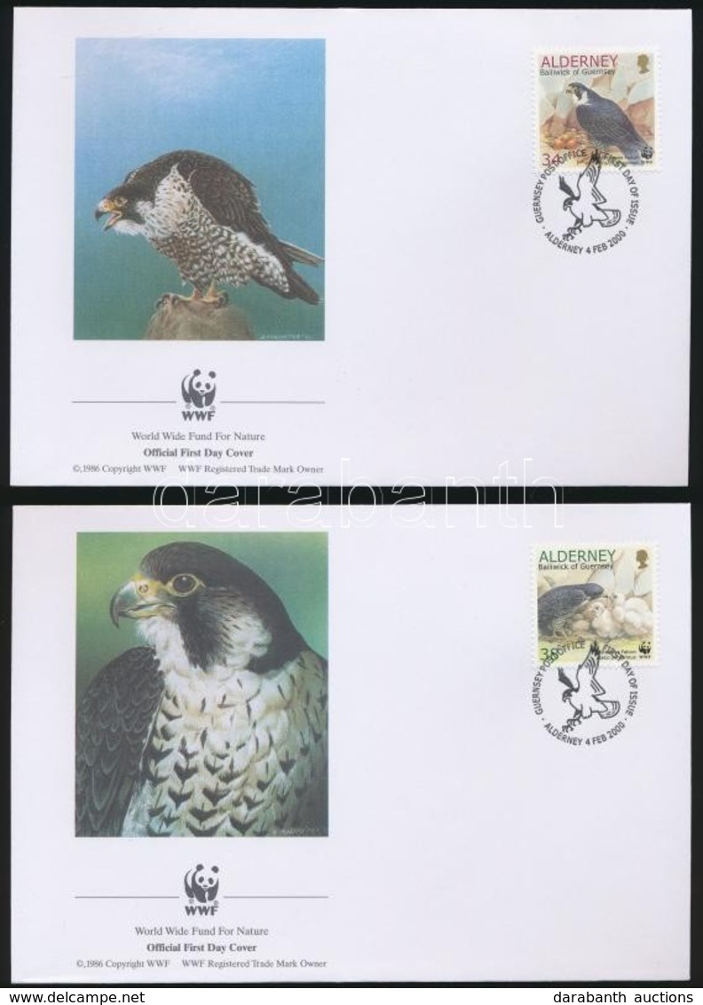 2000 WWF Vándorsólyom 4 FDC Mi 147-150 A - Sonstige & Ohne Zuordnung