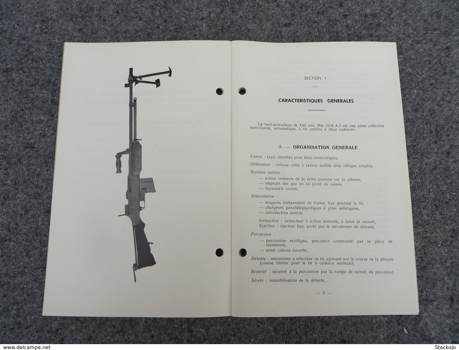 INF. 401/4 - Règlement sur l'armement de l'infanterie - 312/09