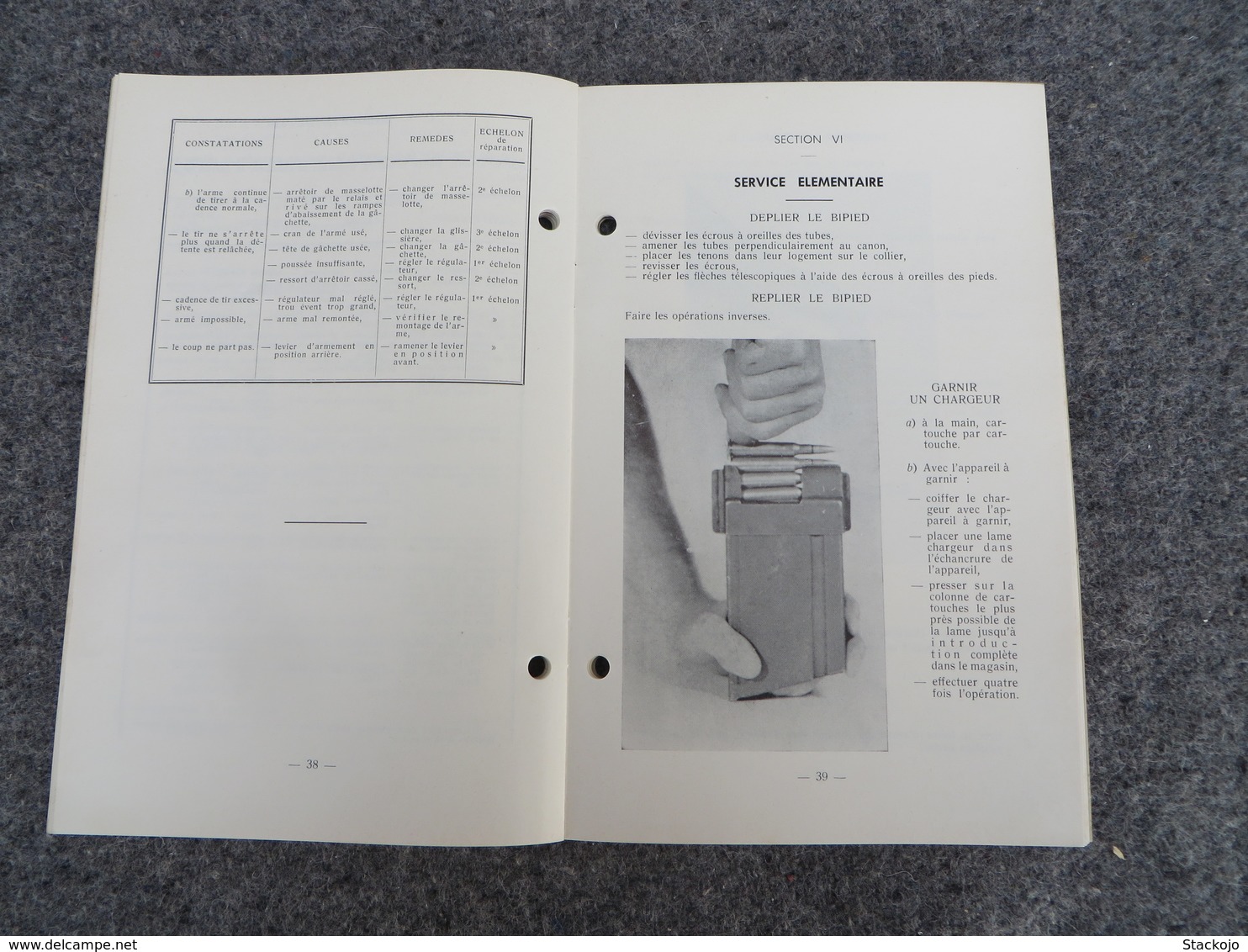 INF. 401/4 - Règlement sur l'armement de l'infanterie - 312/09