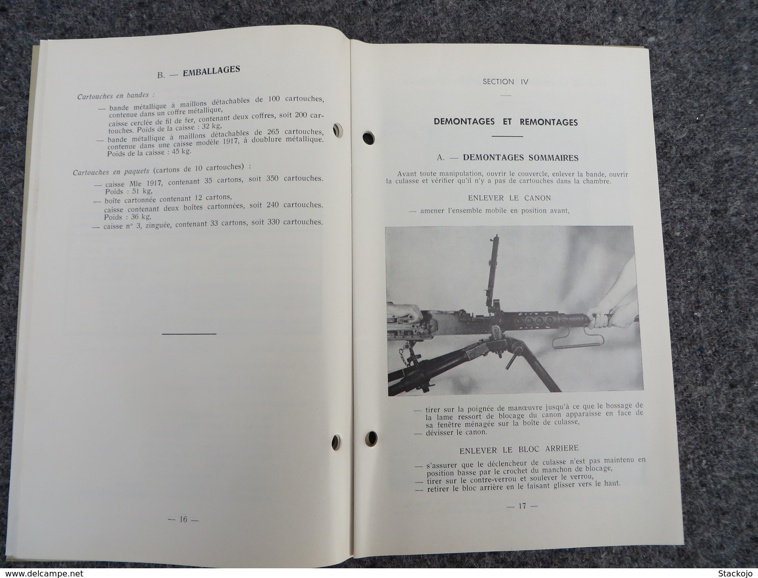 INF. 401/4 - Règlement sur l'armement de l'infanterie - 312/09