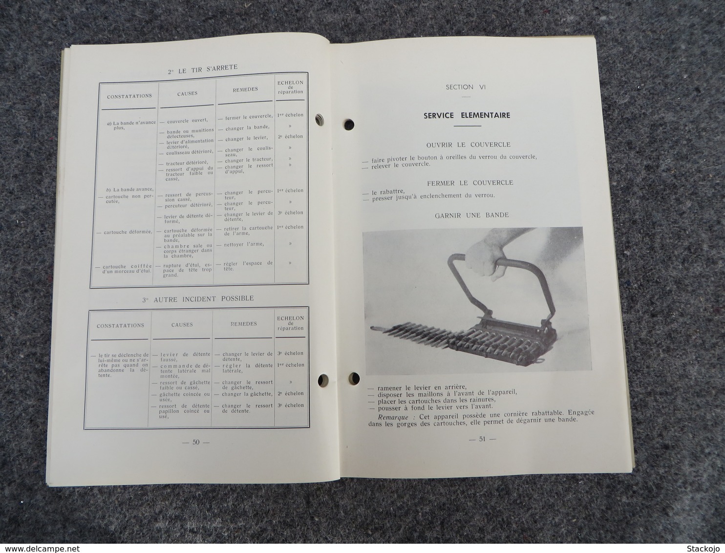 INF. 401/4 - Règlement sur l'armement de l'infanterie - 312/09