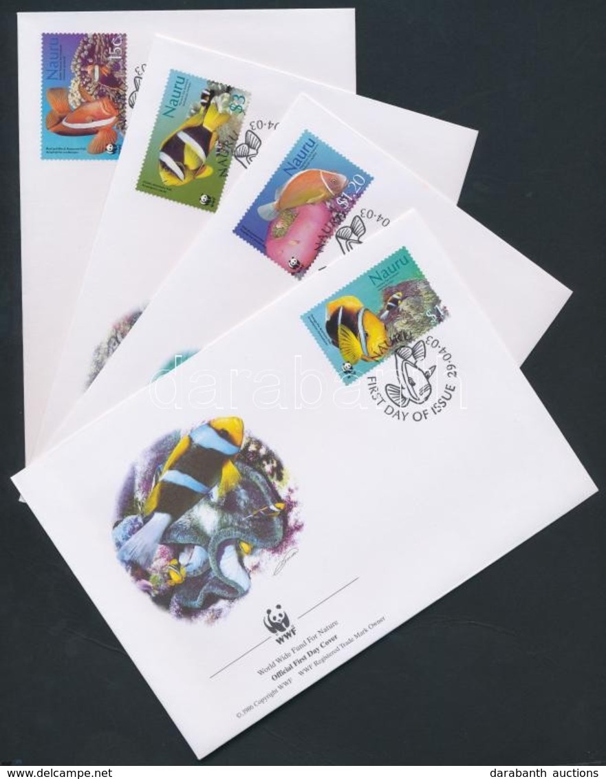 2003 WWF Halak Sor Mi 553-556 4 FDC - Other & Unclassified