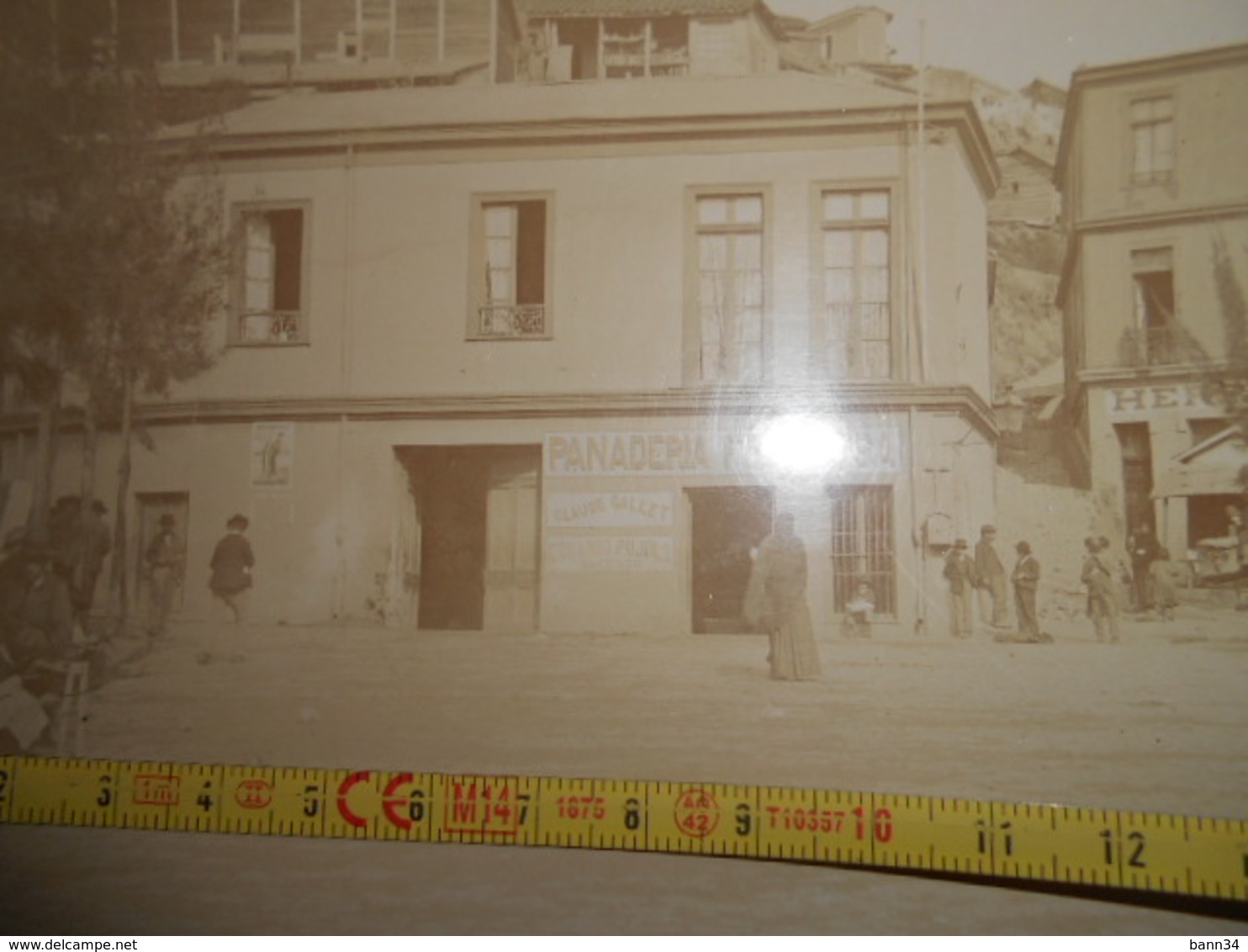 Lot De Photos Francais Au Chili Valparaiso 1897 Boulangerie /pompier / Panaderia / Franceses En Chile Bombero - Anciennes (Av. 1900)