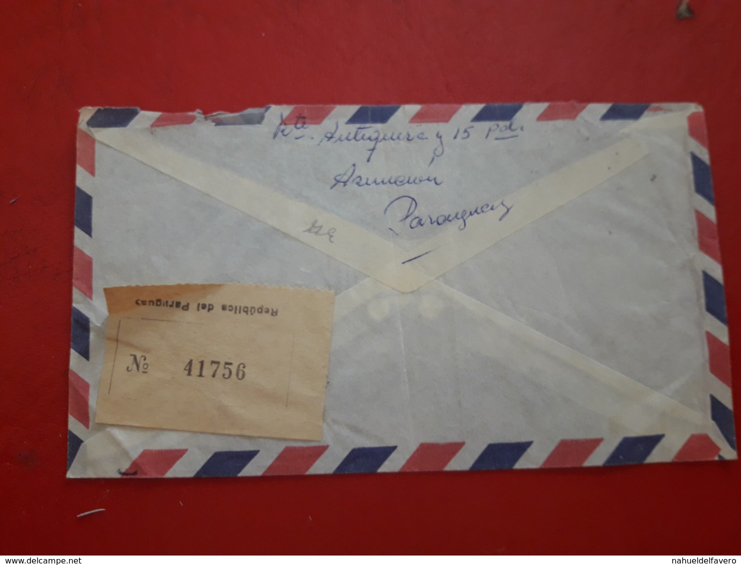 Le Paraguay Enveloppe Circulé Avec Tibres Un Centenaire De L'épopée Nationale - Paraguay
