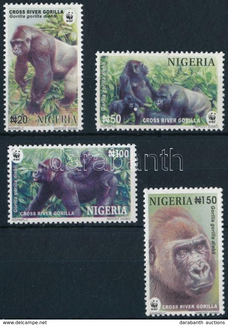 ** 2008 WWF: Gorilla Sor Mi 808-811 - Other & Unclassified