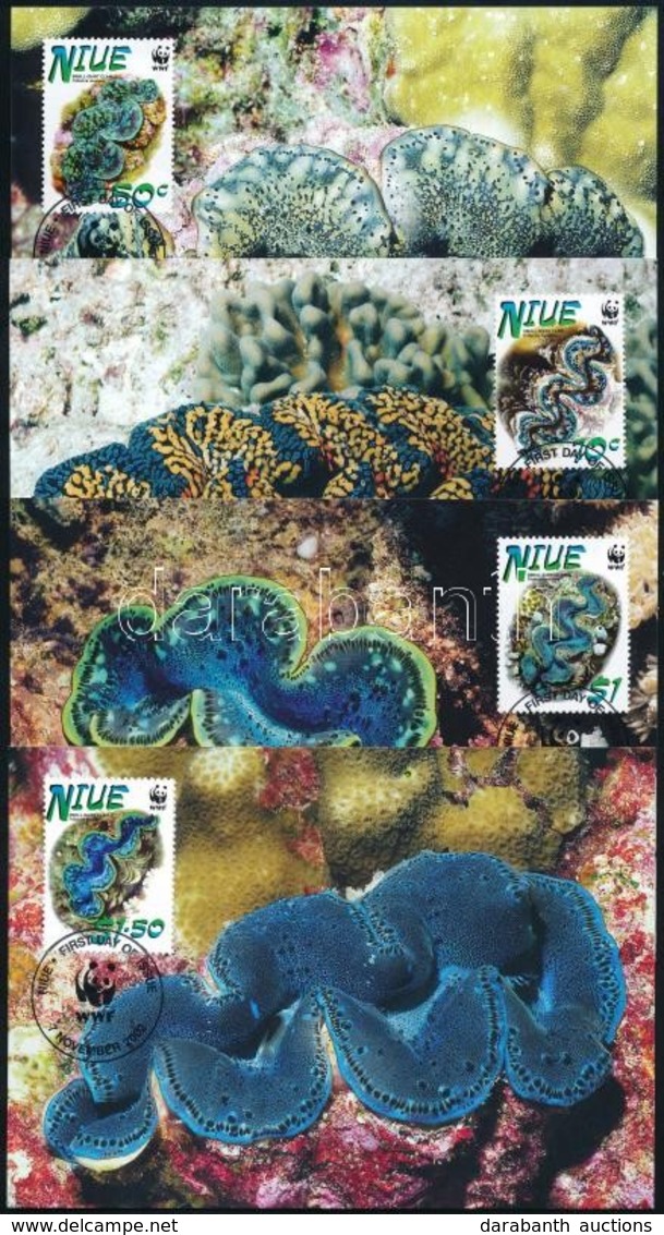 2002 WWF Kagylók Sor 4 CM Mi 973-976 - Other & Unclassified