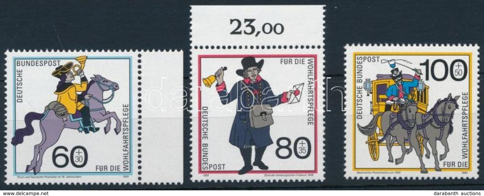 ** 1989 Posta Sor,
Post Set
Mi 1437-1439 - Other & Unclassified