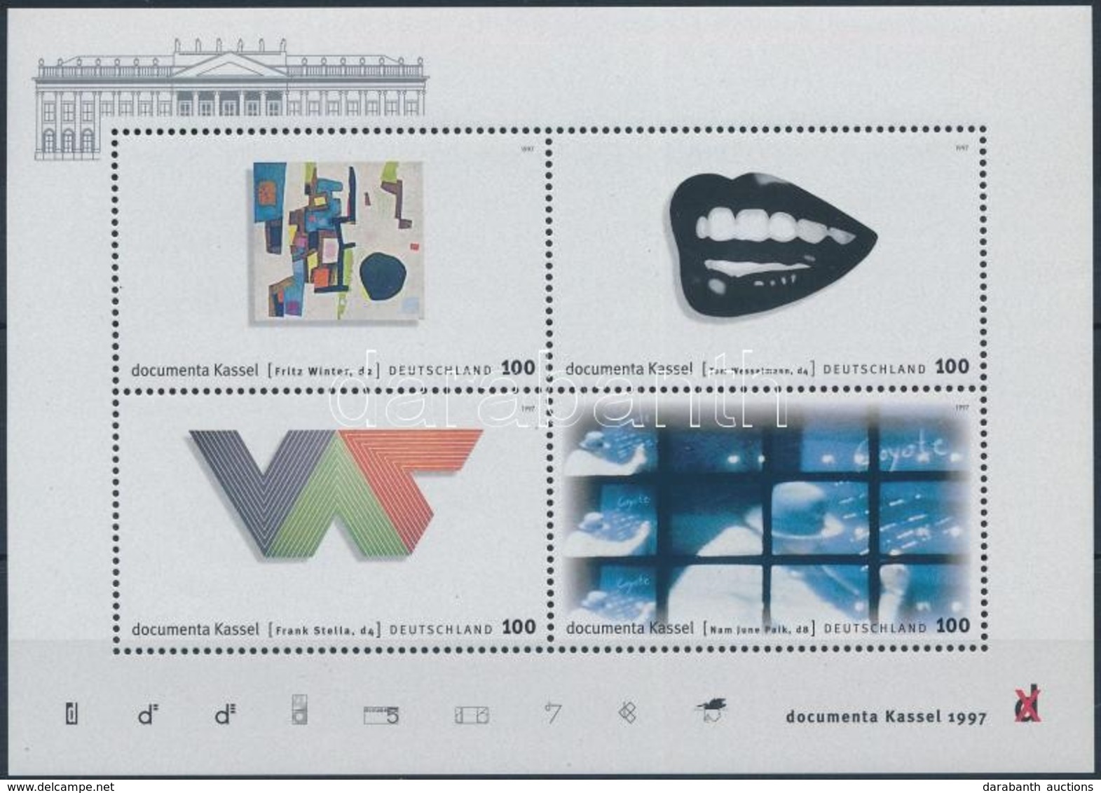 ** 1997 Művészet Blokk,
Art Block
Mi 39 - Other & Unclassified