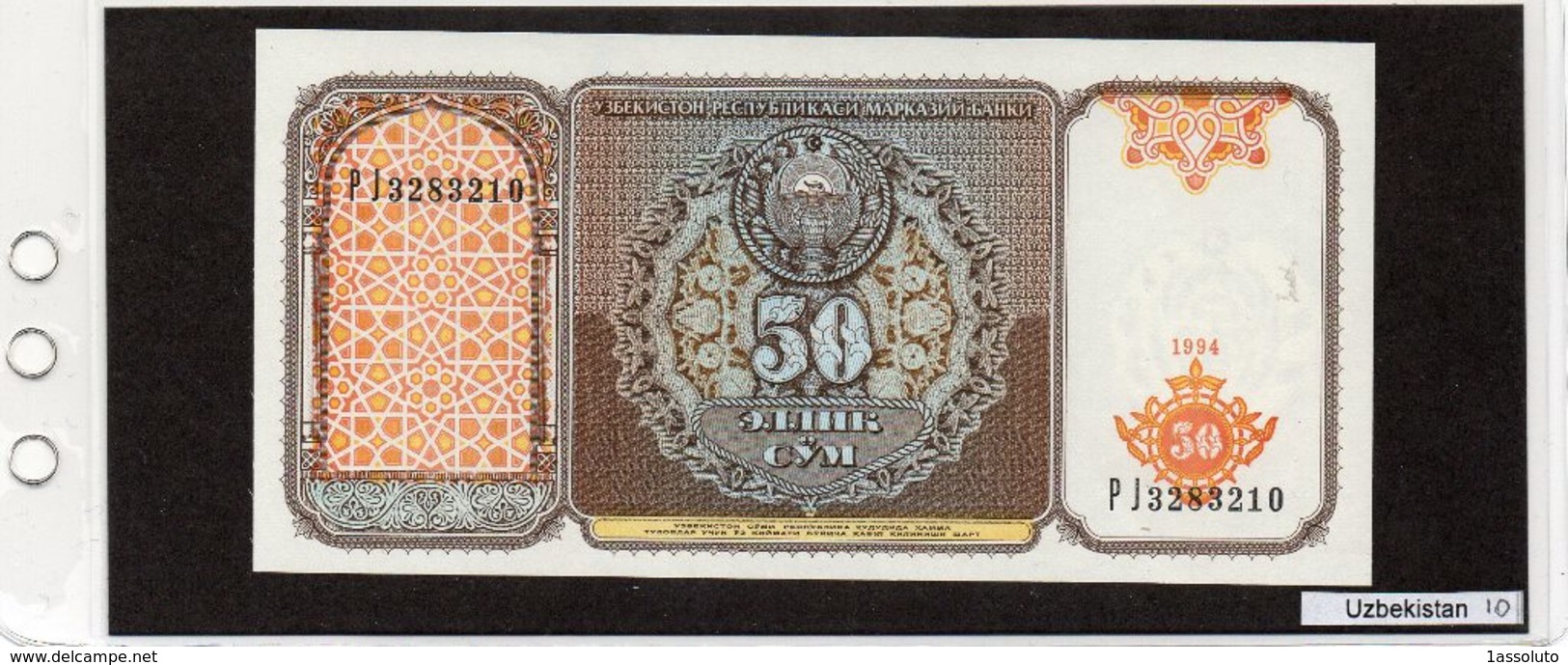 Banconota Uzbekistan 50 Sum - Uzbekistán