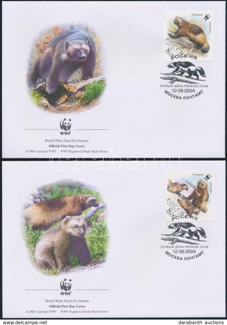 ** 2004 WWF Torkosborz Sor Mi 1198-1201 4 FDC-n - Sonstige & Ohne Zuordnung