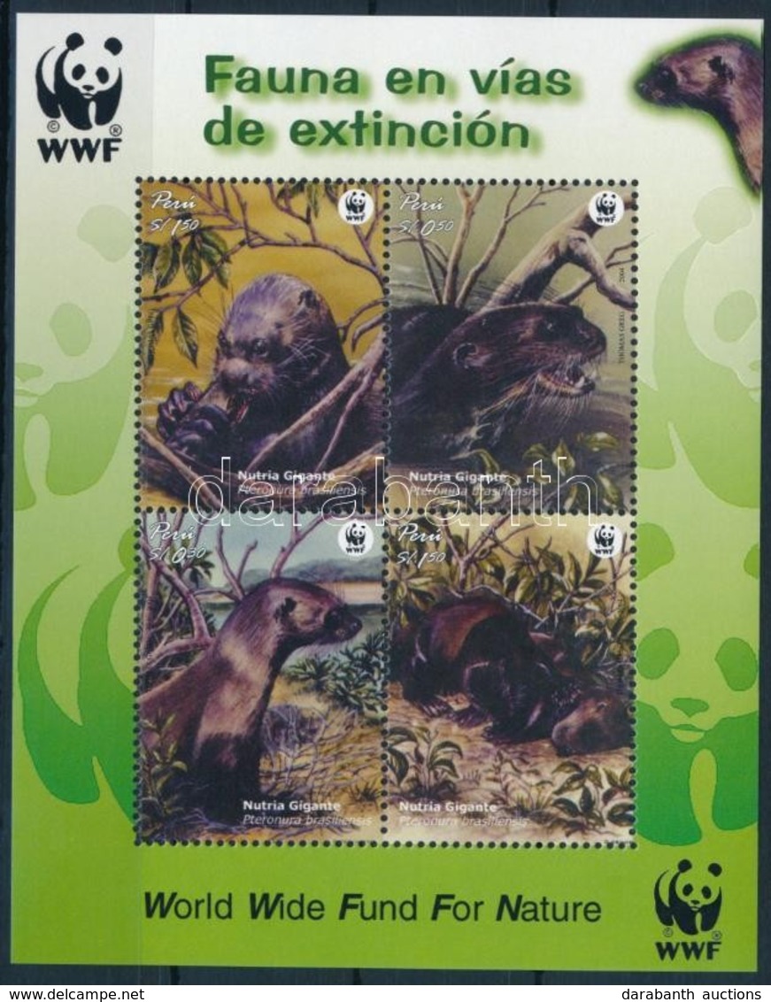 ** 2004 WWF: Óriásvidra Blokk Mi 27 - Other & Unclassified