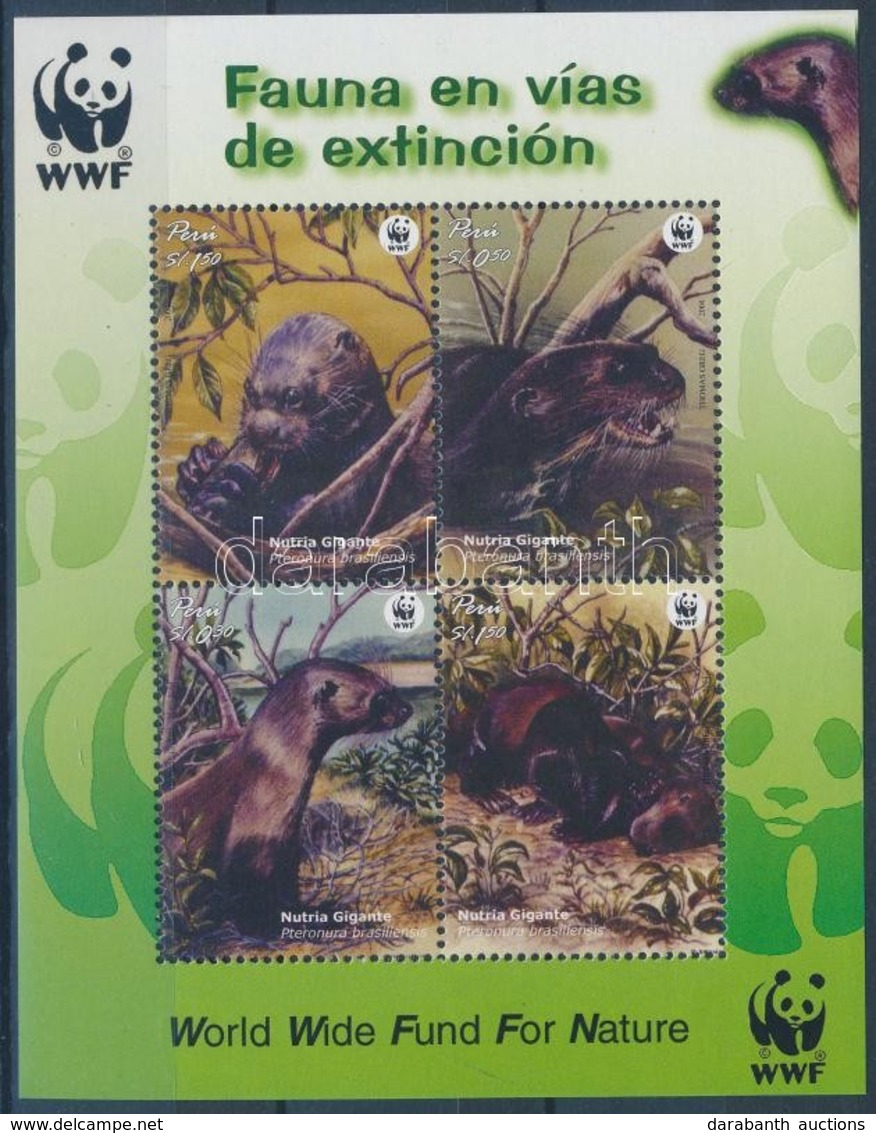 ** 2004 WWF: Óriásvidra Blokk Mi 27 - Other & Unclassified