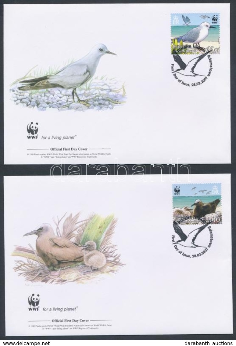 2007 WWF Tengeri Madarak Sor 4 Db FDC-n Mi 717-720 - Otros & Sin Clasificación