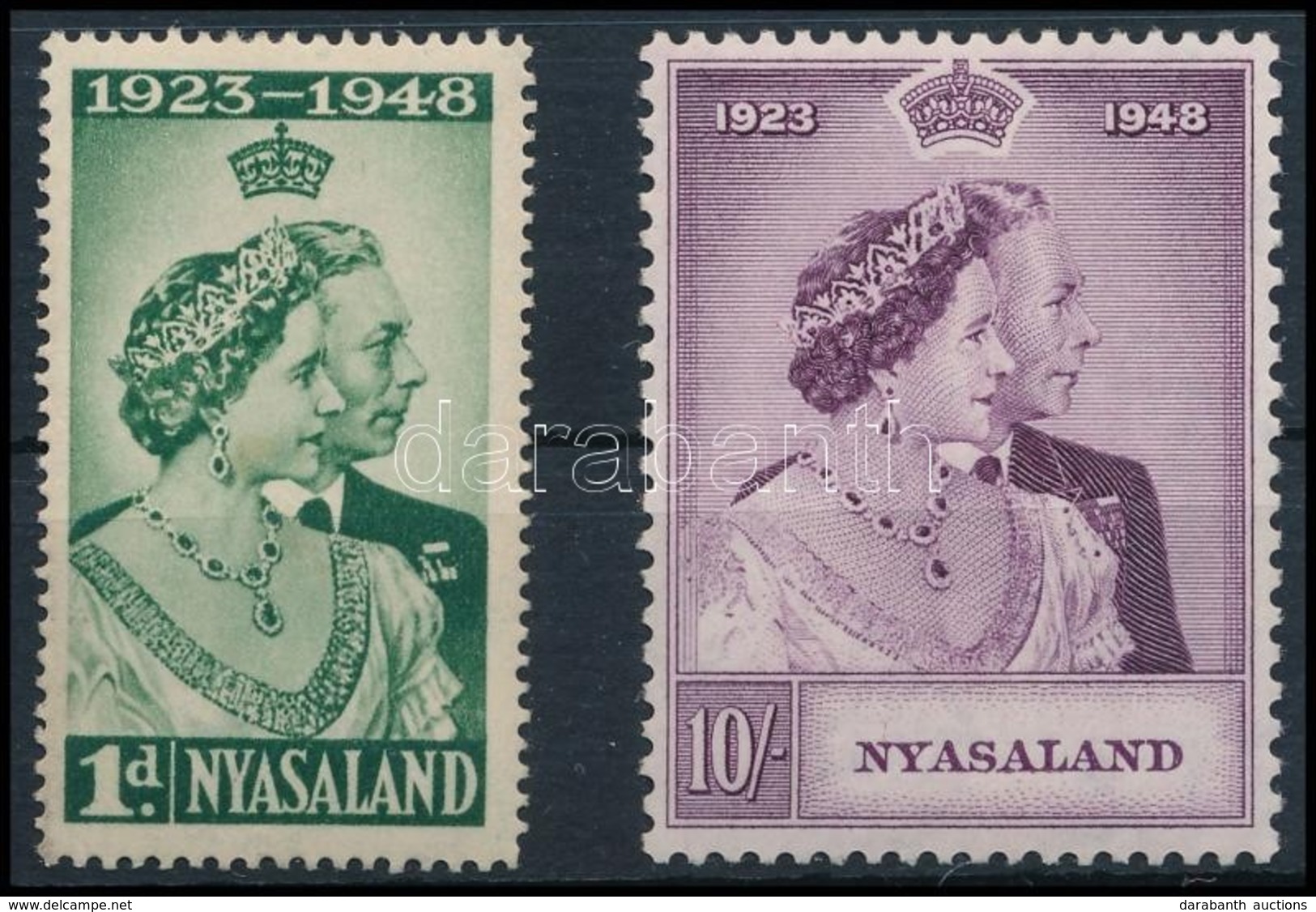 * 1948 Ezüstlakodalom Sor,
Silver Wedding Set
Mi 87-88 - Autres & Non Classés