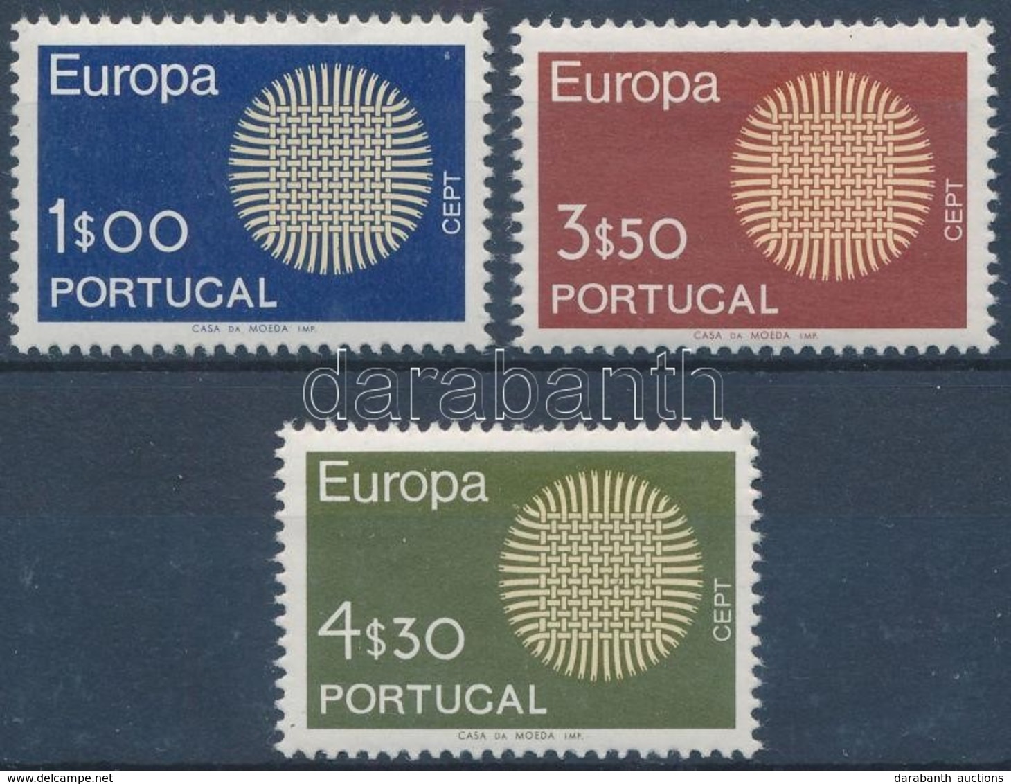 ** 1970 Europa CEPT Sor,
Europa CEPT Set
Mi 1092-1094 - Otros & Sin Clasificación