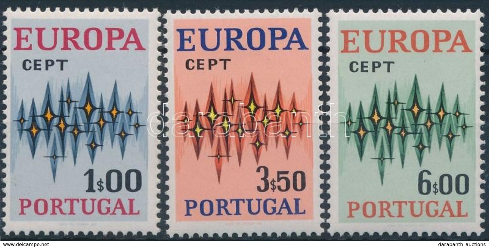 ** 1972 Europa CEPT Sor,
Europe CEPT Set
Mi 1166-1168 - Otros & Sin Clasificación