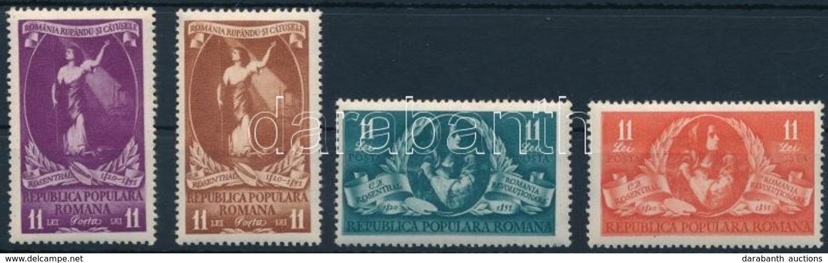 ** 1951 Rosenthal Mi 1268-1271 - Other & Unclassified