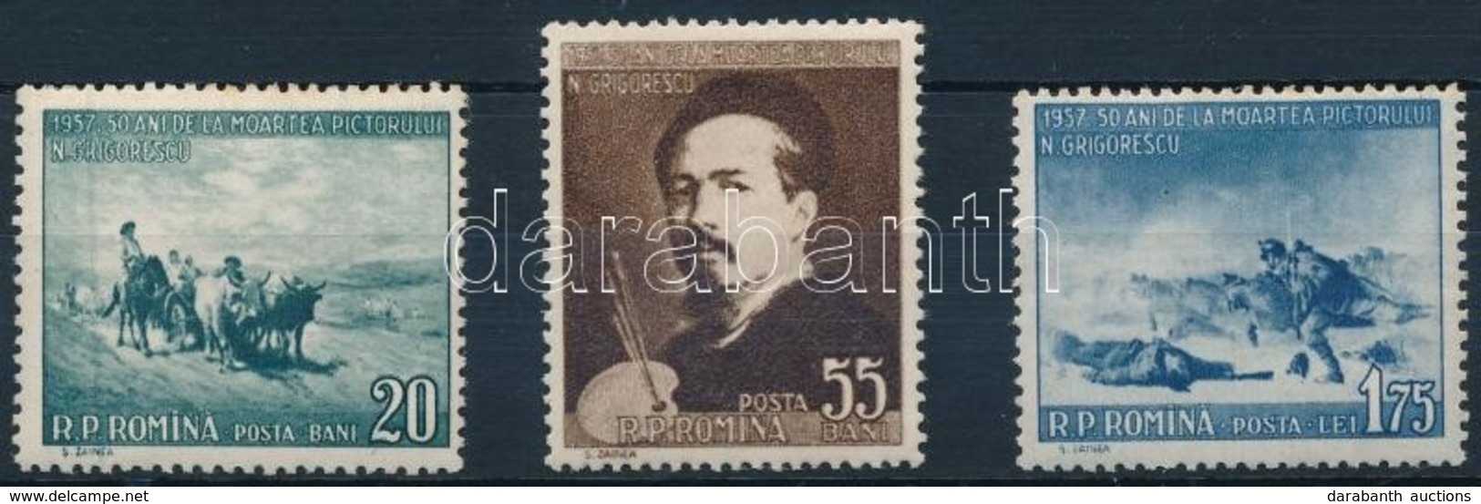 ** 1957 Grigorescu Mi 1655-1657 - Other & Unclassified