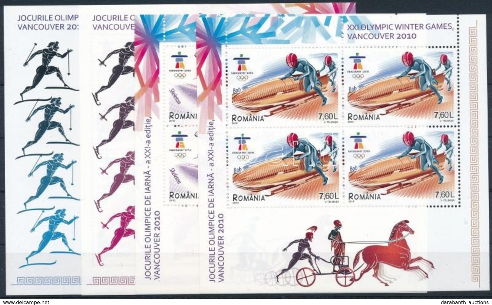 ** 2010 Téli Olimpia Kisívsor Mi 6410-6413 - Autres & Non Classés