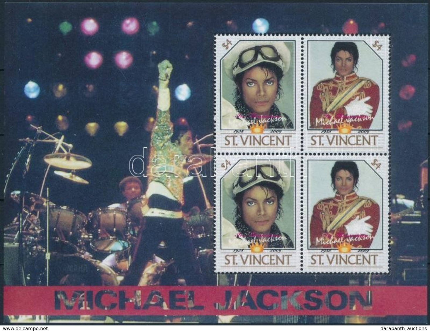 ** 2009 Michael Jackson Blokk,
Michael Jackson Block
Mi 691 - Sonstige & Ohne Zuordnung