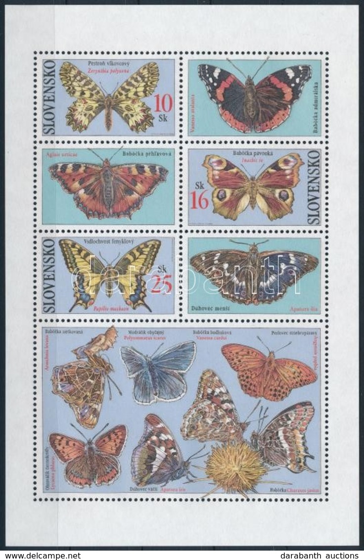 ** 2002 Lepkék Blokk,
Butterflies Block
Mi 18 - Autres & Non Classés