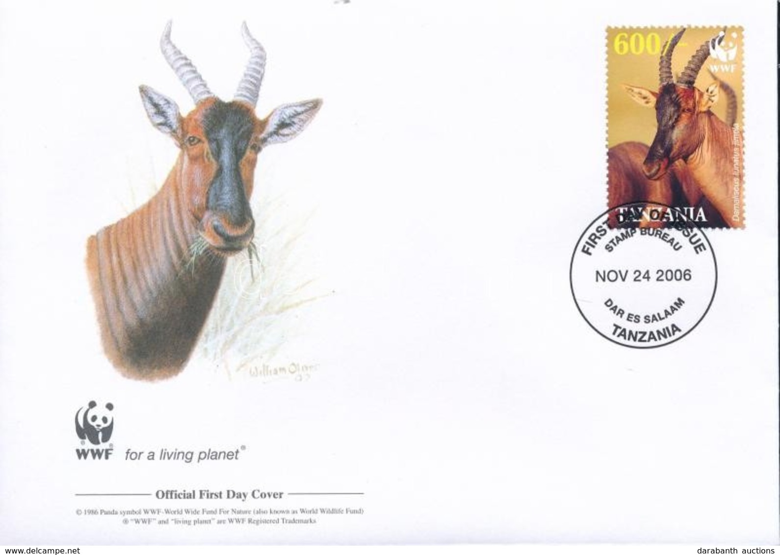 2006 WWF: Antilopok Sor 4 Db FDC-n Mi 4433-4436 - Other & Unclassified