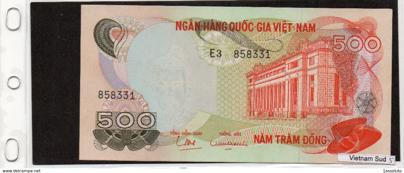 Banconota Vietnam Del Sud 500  Dong - Vietnam