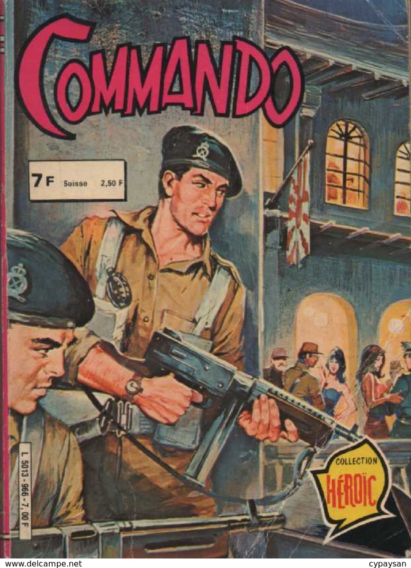 COMMANDO Recueil ALBIM 966 ( 266 269 270 ) BE AREDIT 07-1981 - Arédit & Artima