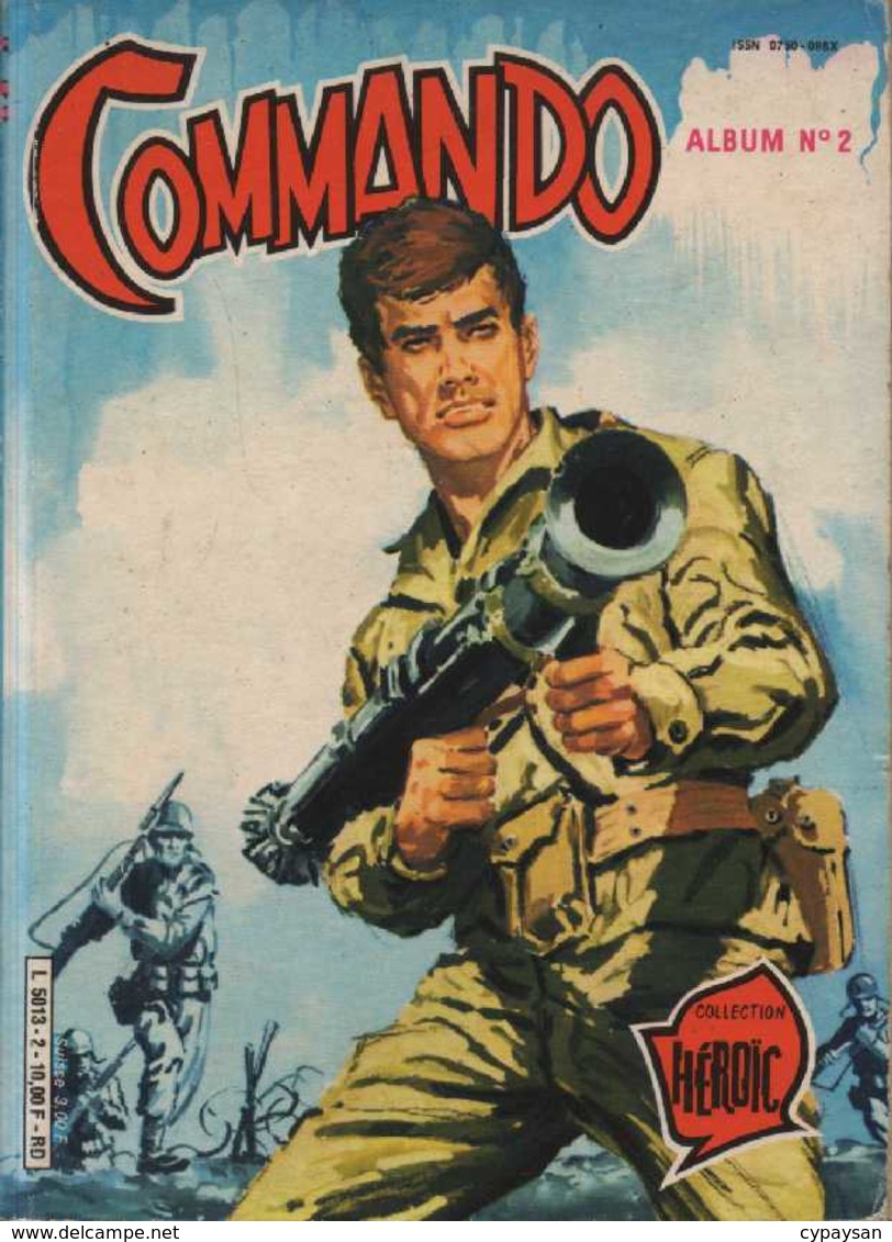 COMMANDO Album N° 2 ( 283 284 285 ) BE AREDIT 03-1984 - Arédit & Artima