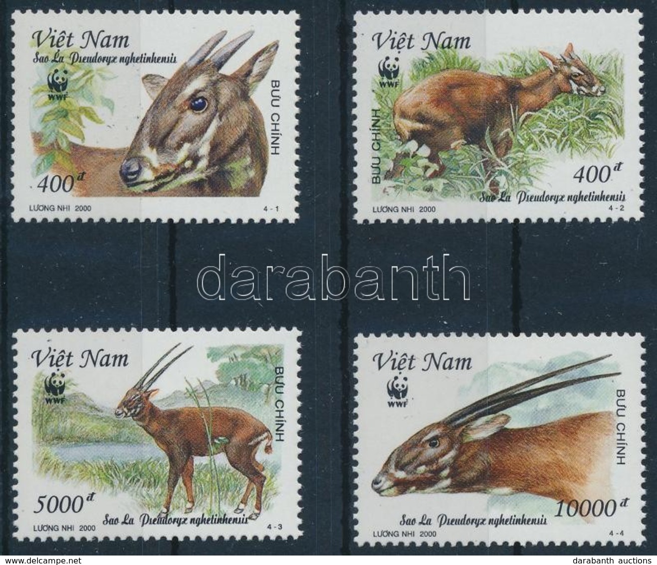 ** 2000 WWF Antilop Sor Mi 3063-3066 C - Other & Unclassified