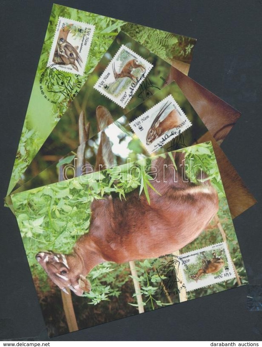 2000 WWF Vietnami Antilop Sor Mi 3063-3066 C 4 CM - Other & Unclassified