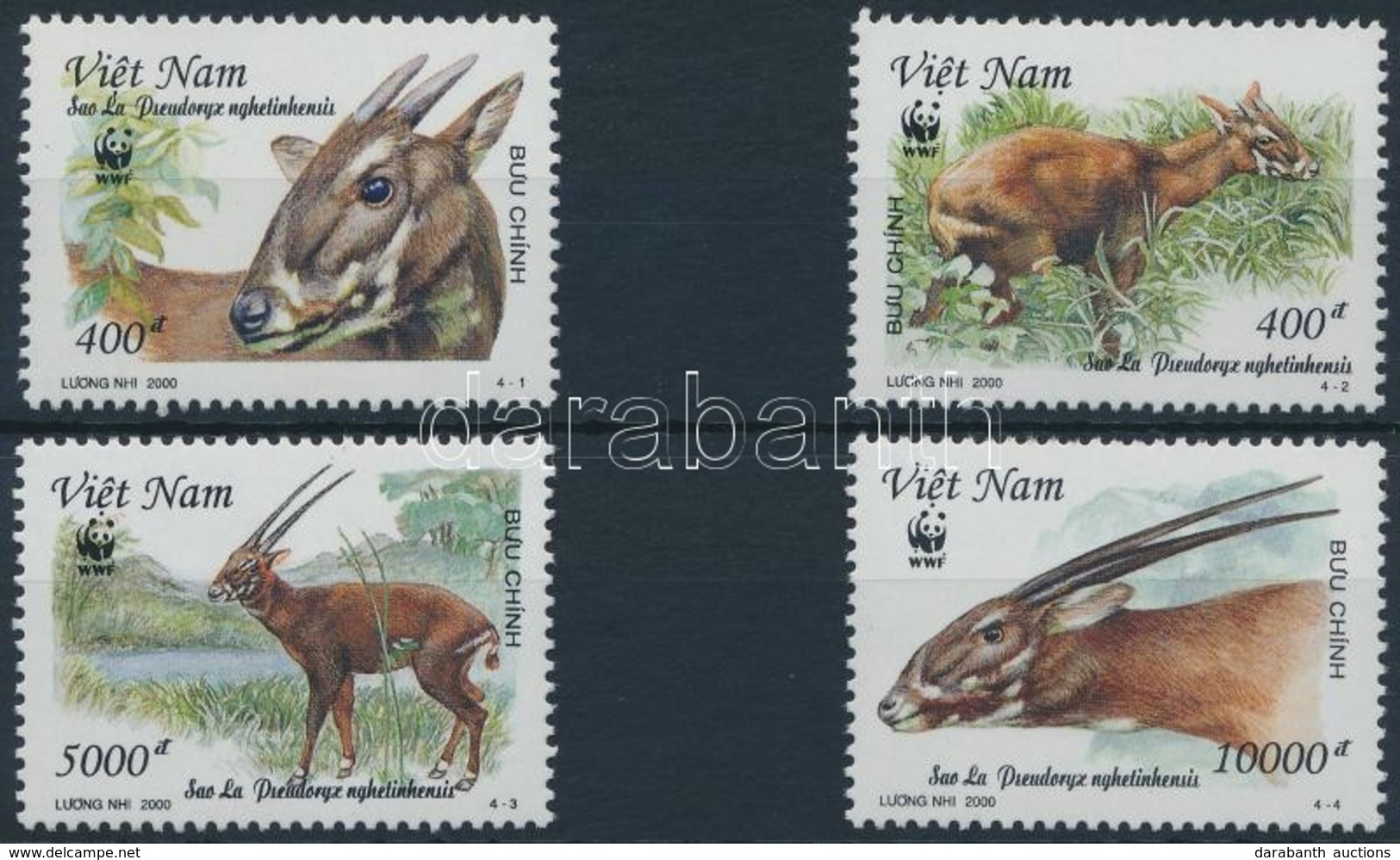 ** 2000 WWF: Antilop Sor Mi 3063-3066 - Other & Unclassified