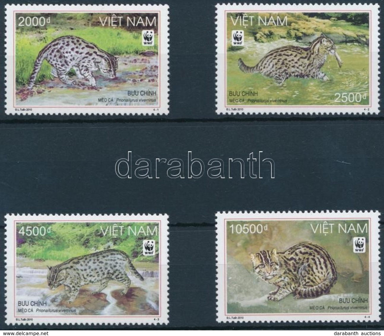 ** 2010 WWF: Vadmacska Sor Mi 3553-3556 - Other & Unclassified