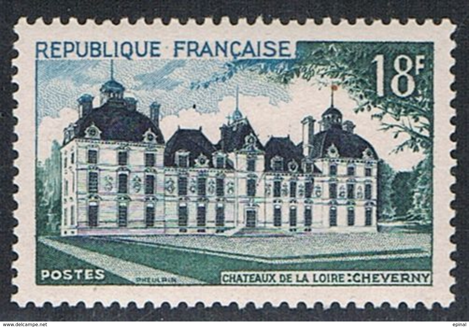 FRANCE : N° 980 ** (Château De Cheverny) - PRIX FIXE : 1/3 De La Cote - - Neufs