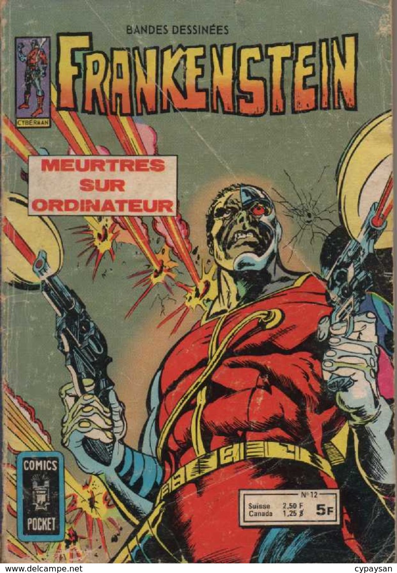 FRANKENSTEIN N° 12  BE AREDIT COMICS POCKET 1979 - Arédit & Artima