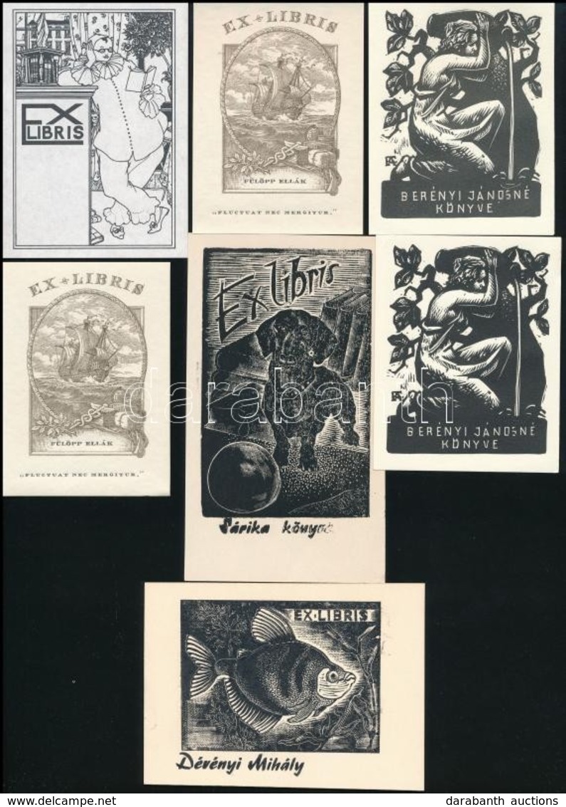 10 Vegyes Ex Libris - Other & Unclassified