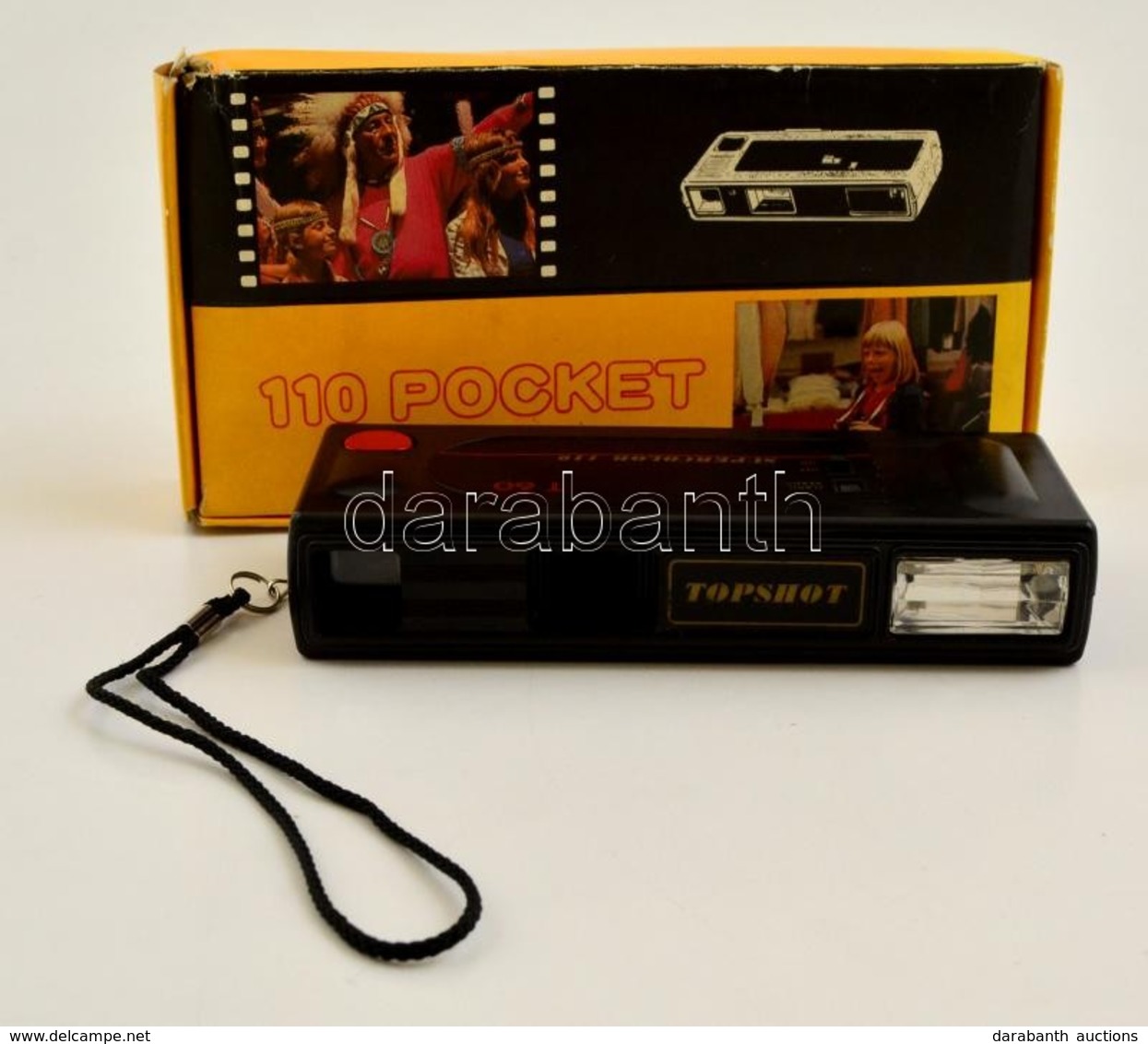 Pocket Camera 110 Filmes Fényképezőgép, Eredeti Dobozában, Működőképes, Szép állapotban - Appareils Photo