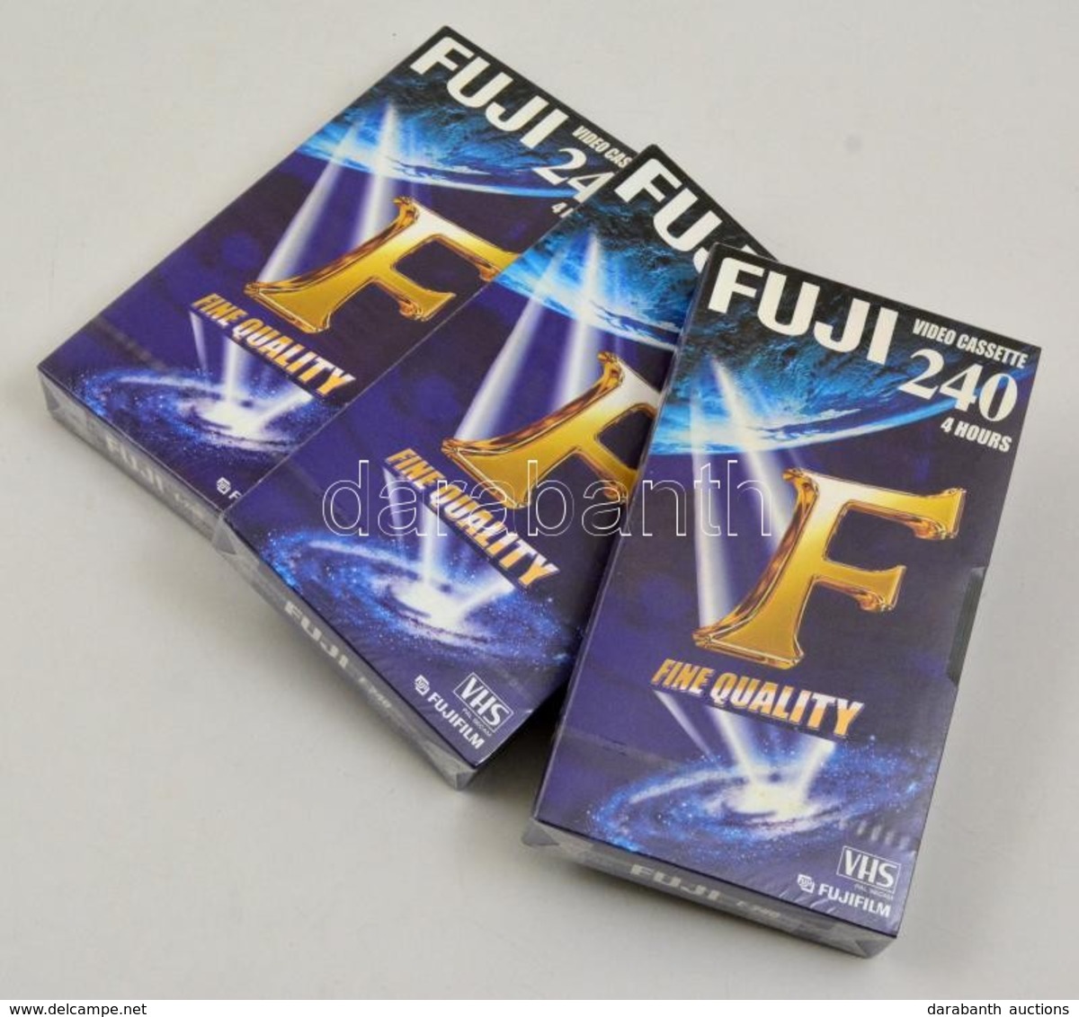 3 Db Bontatlan Fuji VHS Videó Kazetta, 240 Percesek - Sonstige & Ohne Zuordnung