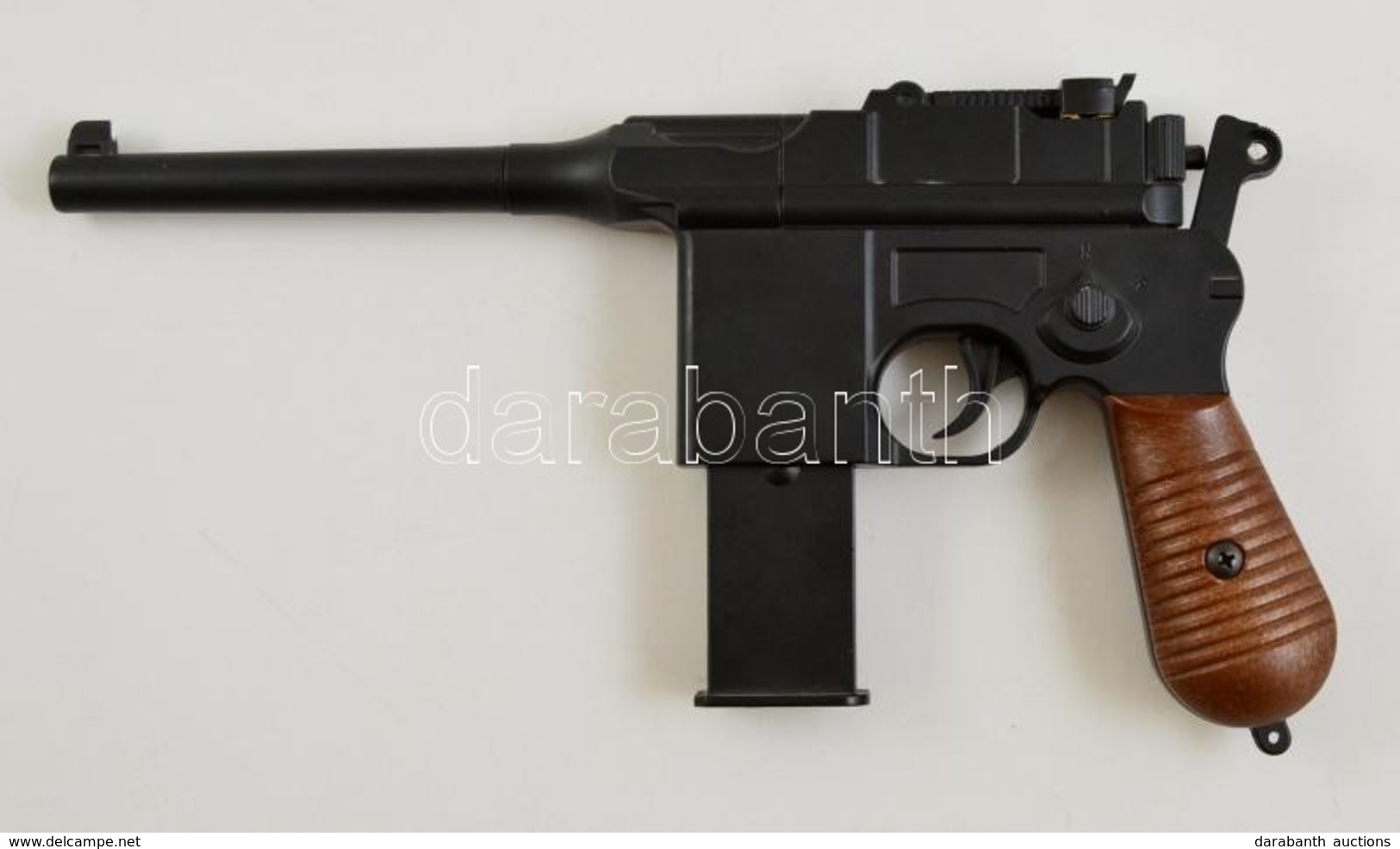 Mauser C96 Replika Airsoft Pisztoly, H: 30 Cm - Other & Unclassified