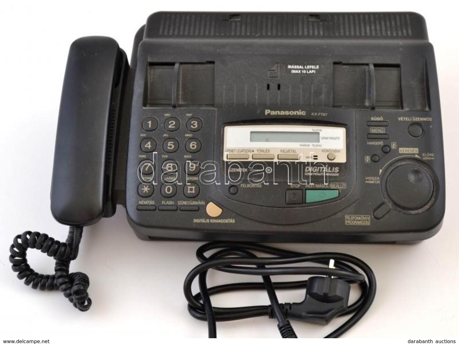 Panasonic KX-FT67 Digitális üzenetrögzítő Rendszer, Fax, Jó állapotban, Működik - Other & Unclassified