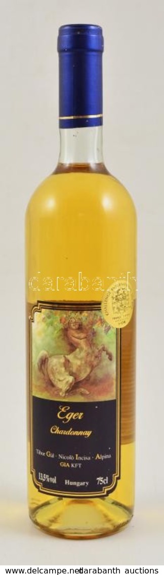 1997 Gál Tibor - Chardonnay Száraz Minőségi Fehérbor, 1999. Az Év Bora, 75 Cl - Sonstige & Ohne Zuordnung