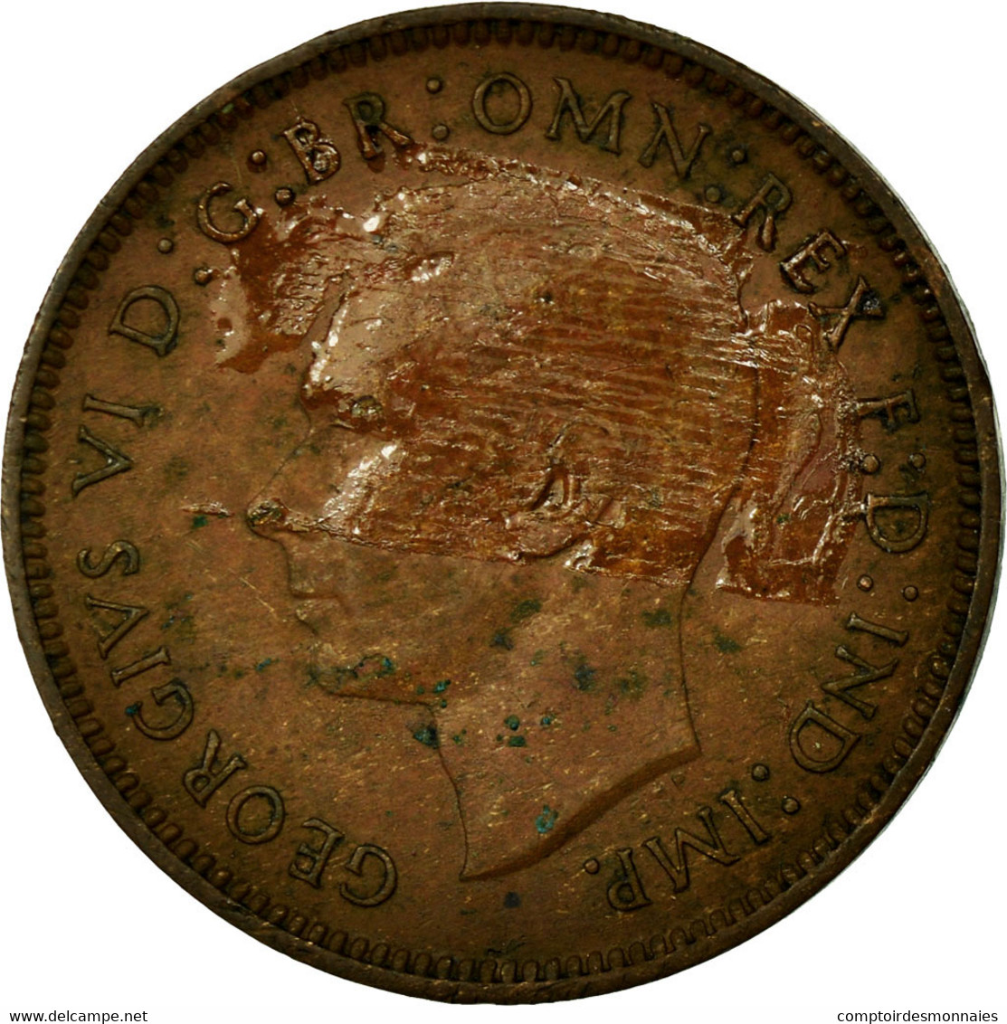 Monnaie, Grande-Bretagne, George VI, Farthing, 1938, TB, Bronze, KM:843 - B. 1 Farthing