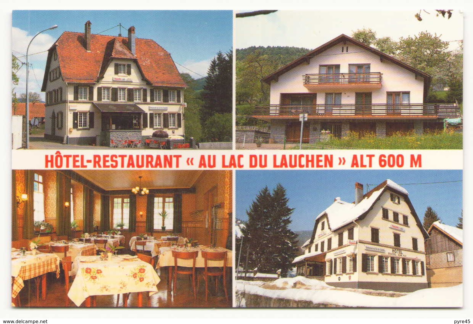 HOTEL RESTAURANT AU LAC DU LAUCHEN A SONDERNACH - Hotels & Restaurants