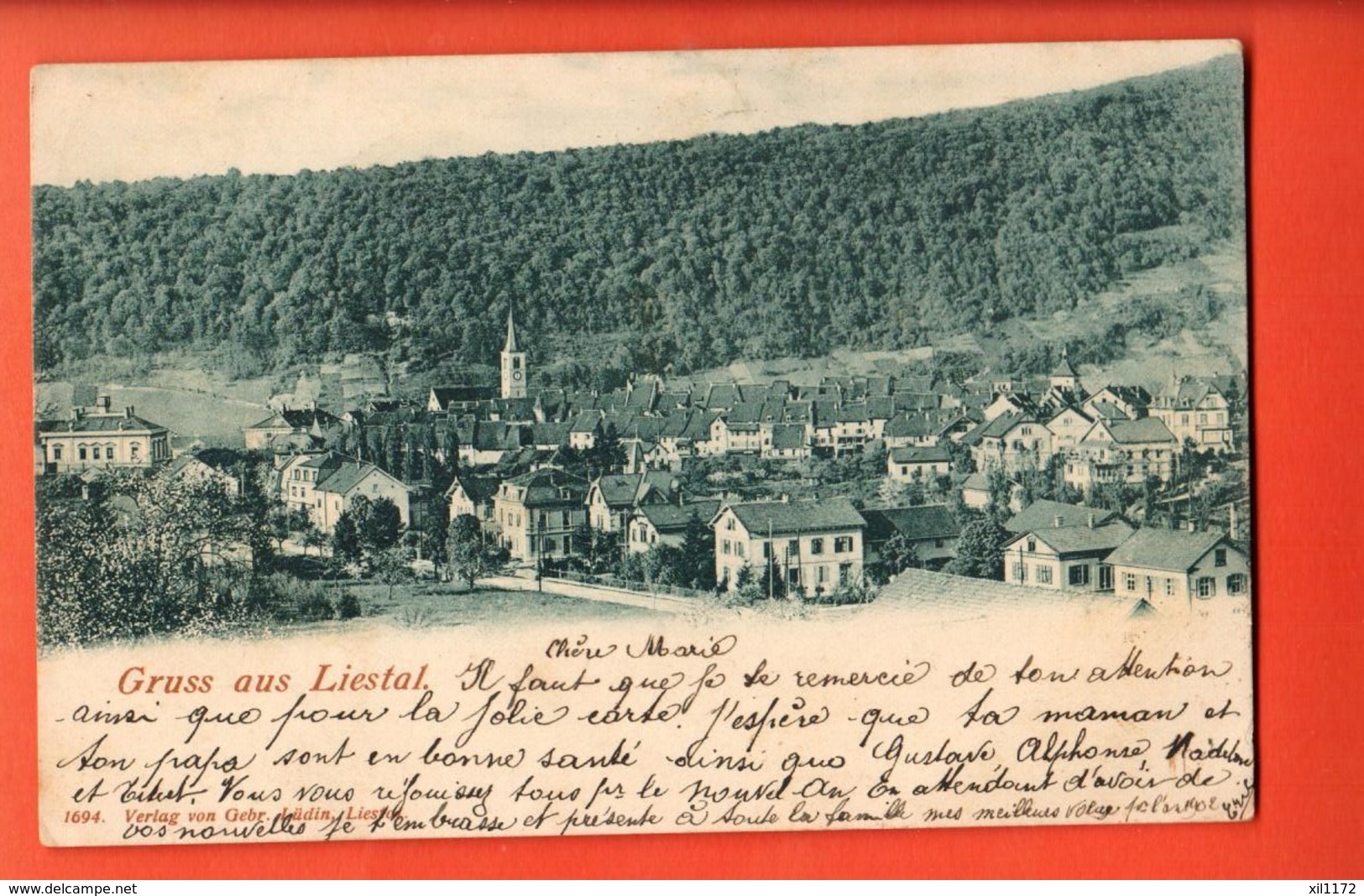TRM-12 Gruss Aus Liestal   Pionier. Gelaufen 1904 . Verlag Lüdin Liestal - Liestal
