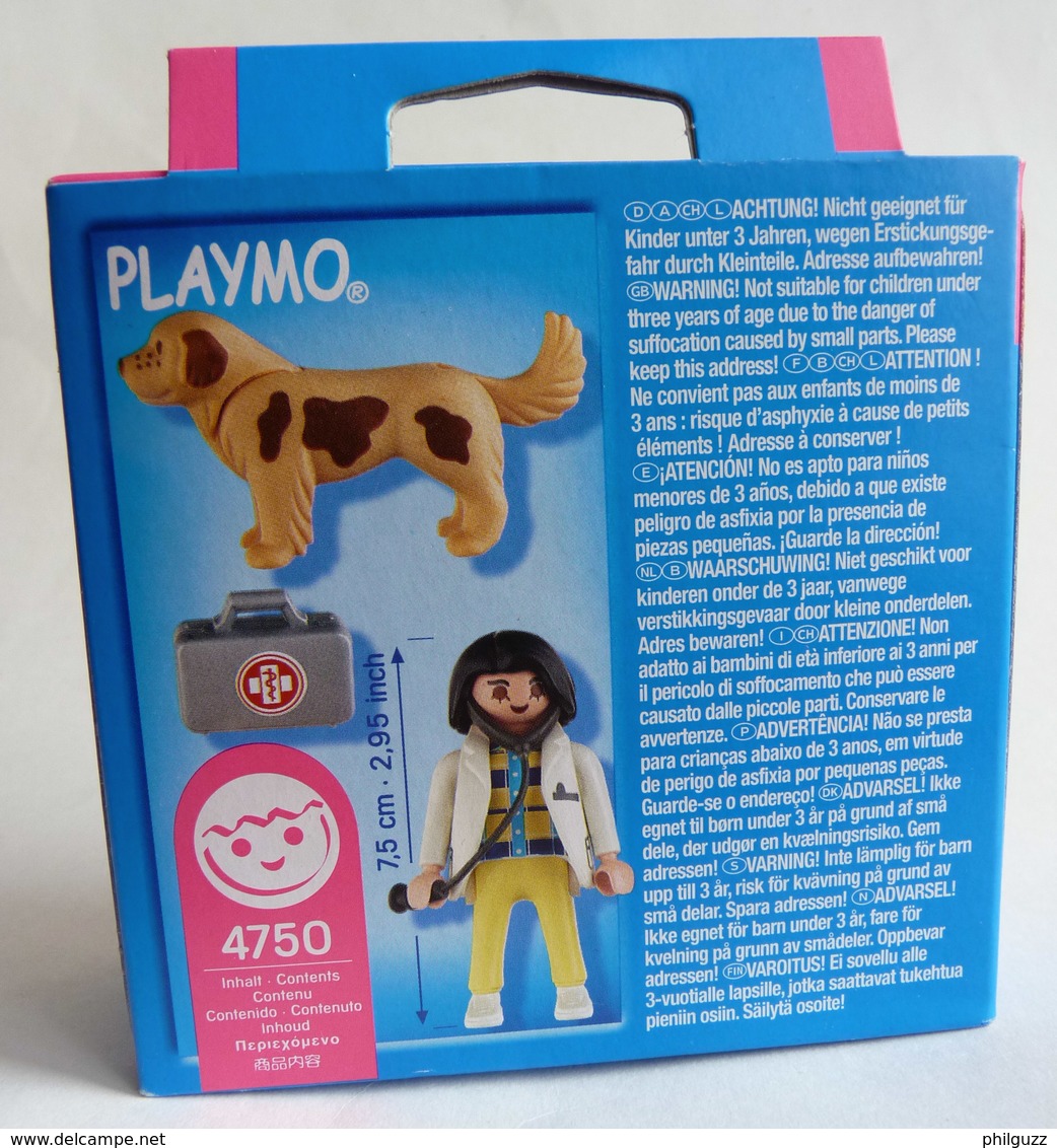 PLAYMOBIL SPECIAL BOITE NEUVE 4750 VETERINAIRE ET CHIEN - Playmobil