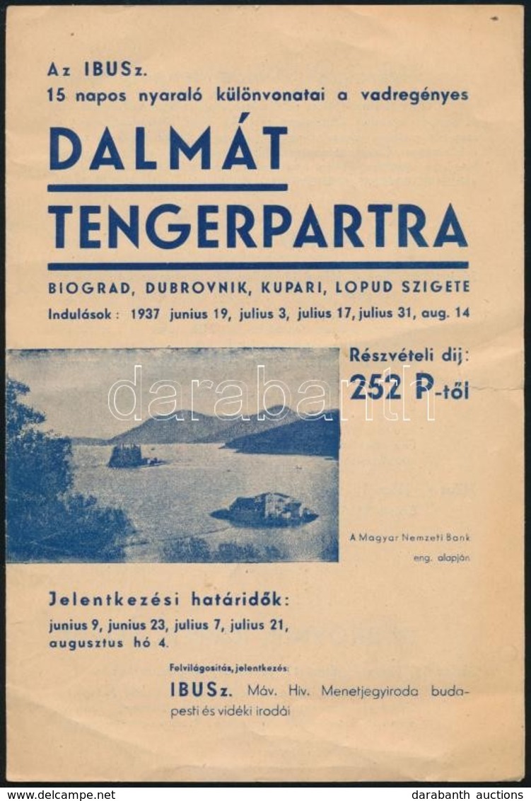 Cca 1930 2 Db úti Reklám Nyomtatvány - Ohne Zuordnung