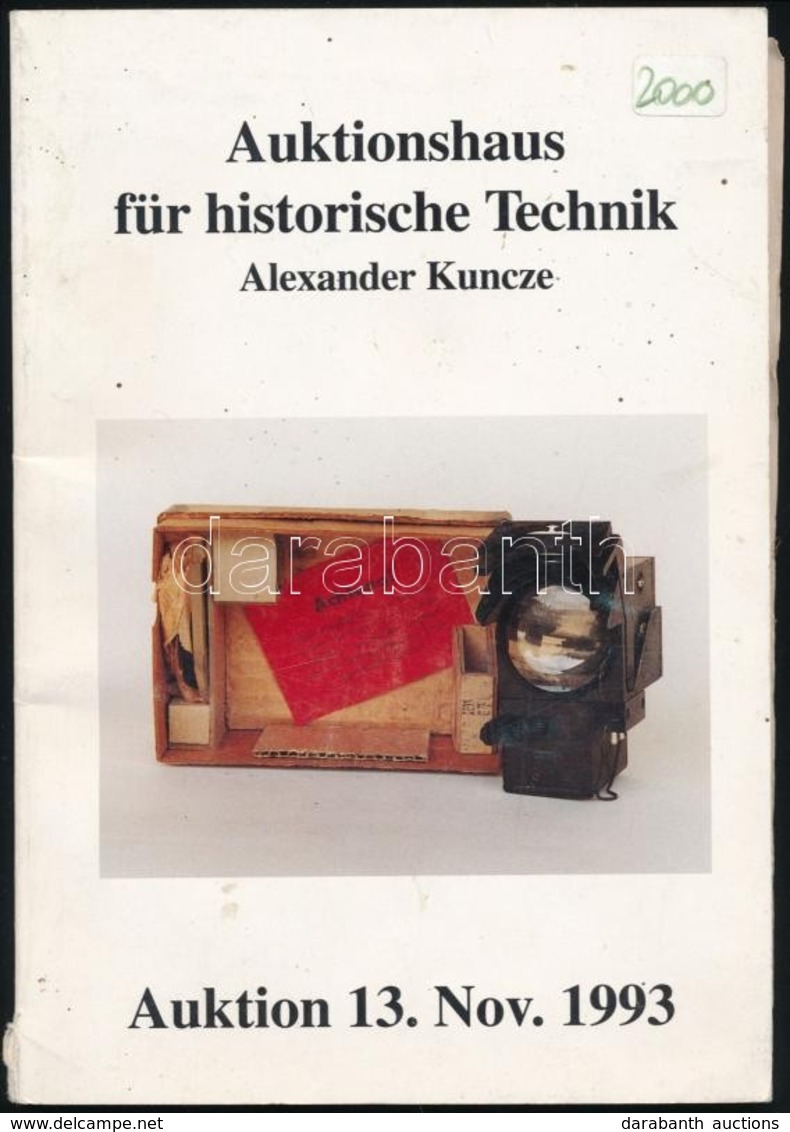 1993 Auktionshaus Für Historische Technik, Aukciós Katalógus - Sin Clasificación