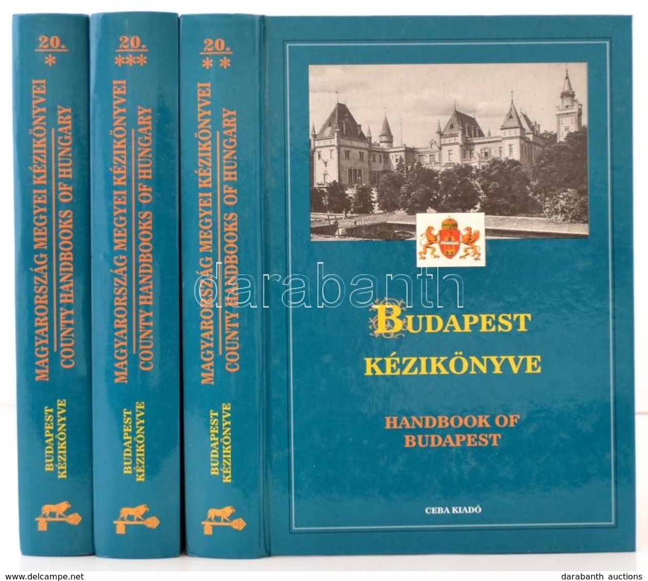 Budapest Kézikönyve I-III. Handbook Of Budapest. Magyarország Megyei Kézikönyvei 20./1-3. Bp., 1998, Ceba. Kiadói Karton - Unclassified